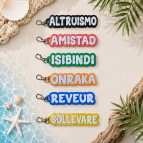 House Key Chains in the six House colors and names