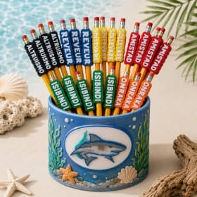 House Pencil Grips in the six House colors